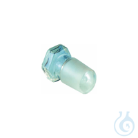 Glass stopper, NS 10/19, clear glass Glass stopper, NS 10/19 clear glass